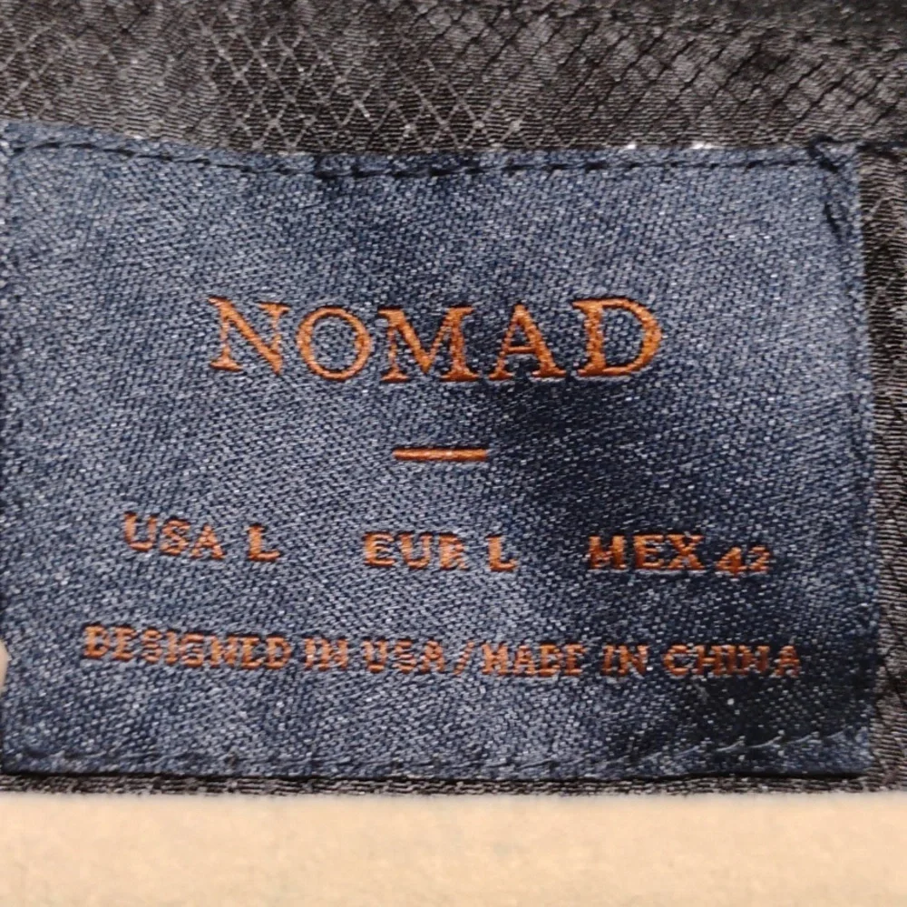 (X-61) SALE! Nomad Navy Tech Fleece Lined Jacket Sz.L Gently Worn